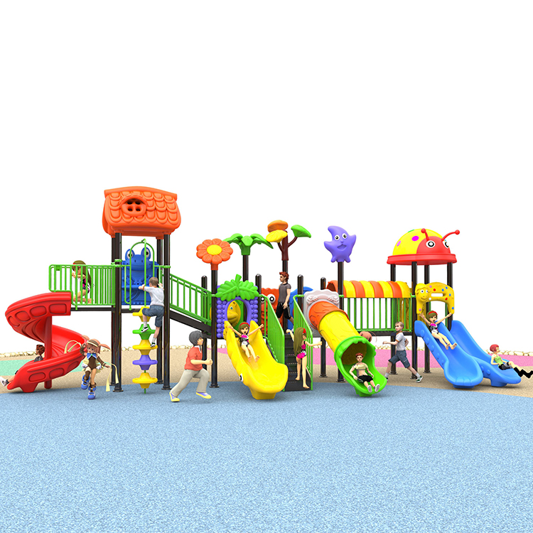 Kids Outdoor Adventure Park - في الهواء الطلق الملونة البلاستيك الشريحة