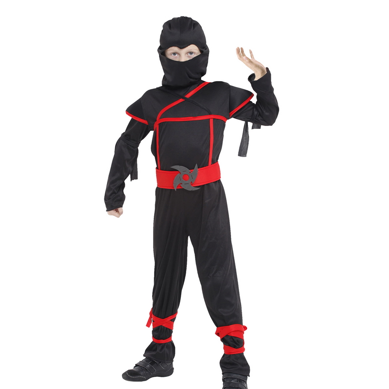 Kids Outdoor Ninja Warrior Course - أطفال هالوين النينجا زي بنين بنات