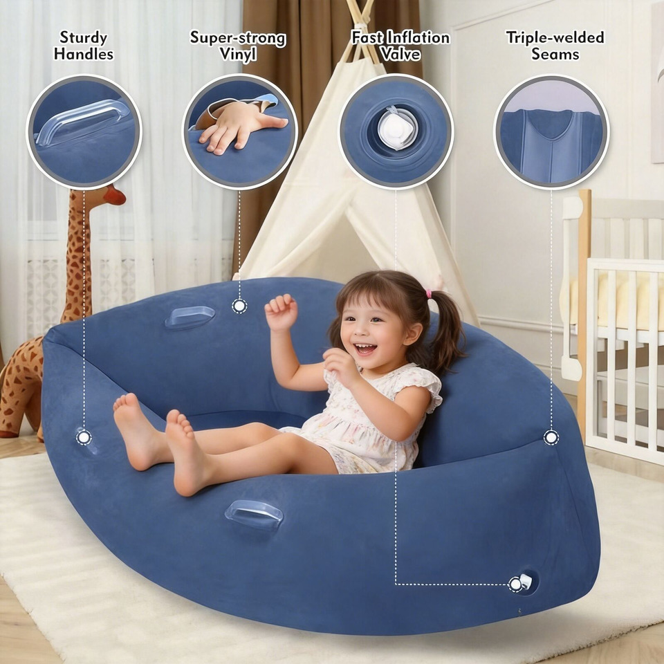 Kids Outdoor Lounger Chair - كرسي استرخاء محمول قابل للطي للأطفال،