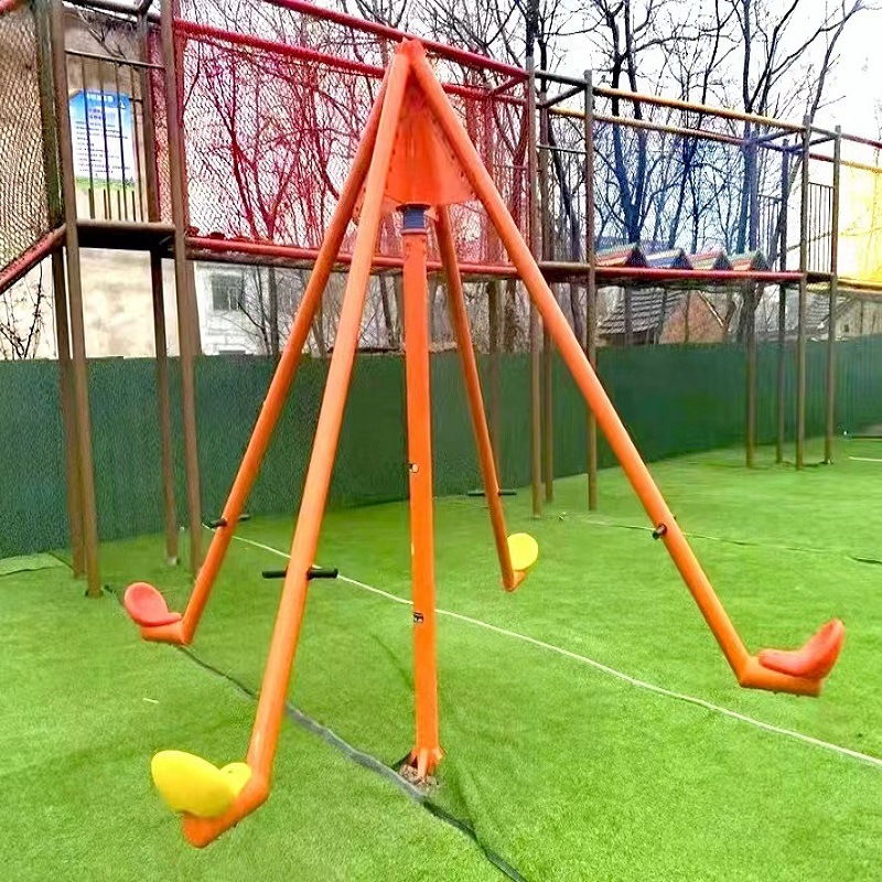 Kids Outdoor Adventure Park - ملعب تجاري خارجي متأرجح 4 مقاعد