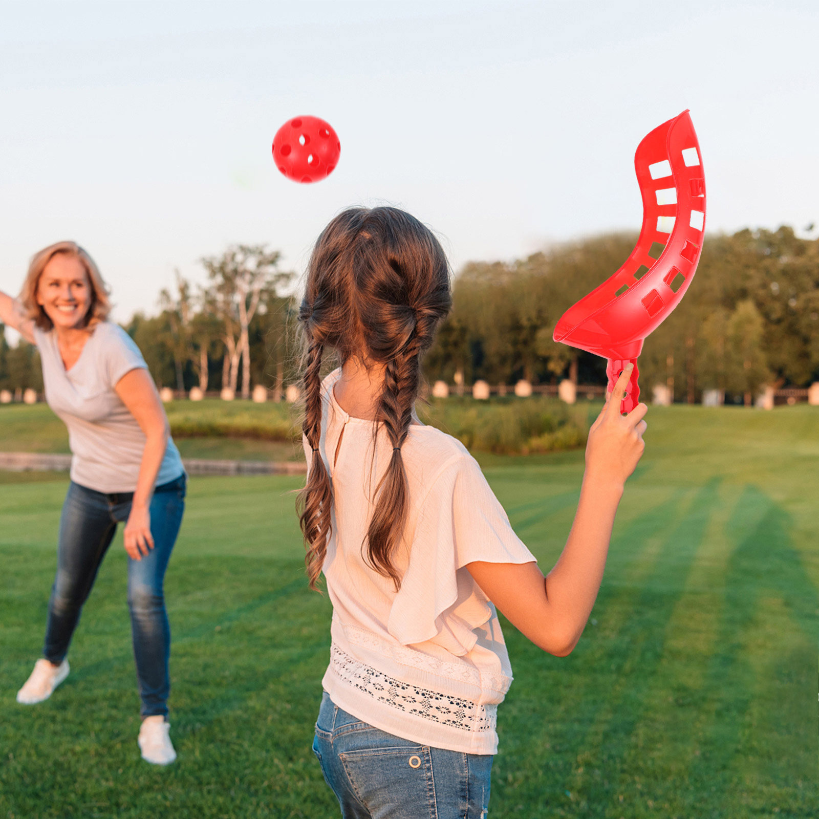 مجموعة لعبة التقاط الكرة مع مغ - مراجعة Kids Outdoor Activities وسعره