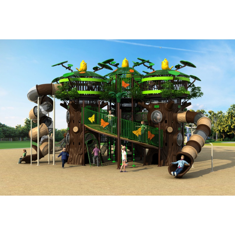 معدات ملعب خارجي تجاري للأطفال - مراجعة Kids Outdoor Adventure Park وسعره