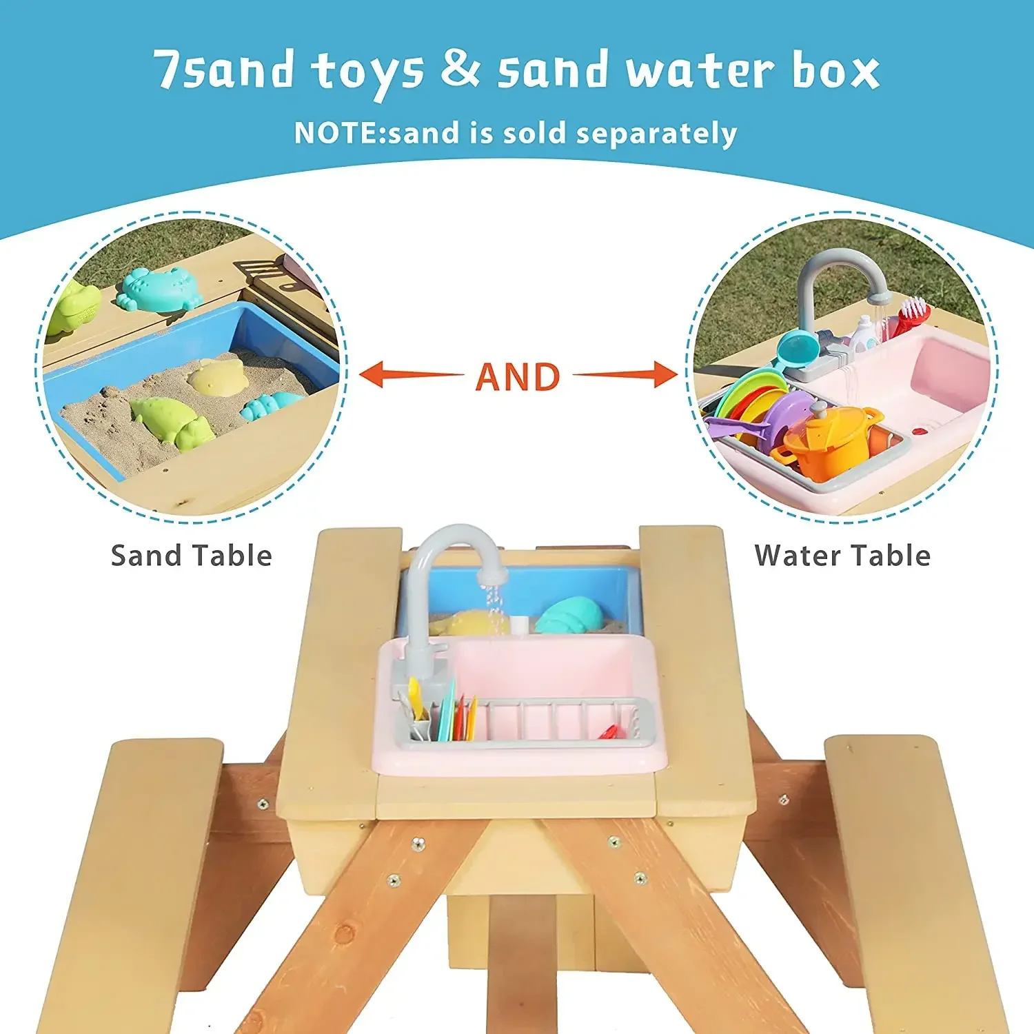 # طاولة نزهة للأطفال في الهواء - مراجعة Kids Outdoor Picnic Table وسعره