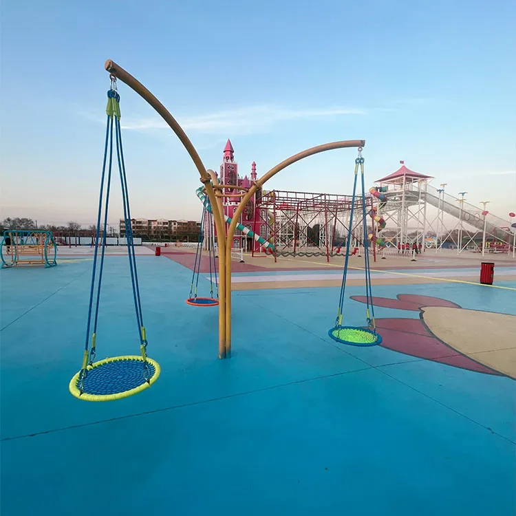 كرسي معلق وأرجوحة وزحليقة للأط - مراجعة Kids Outdoor Adventure Park وسعره