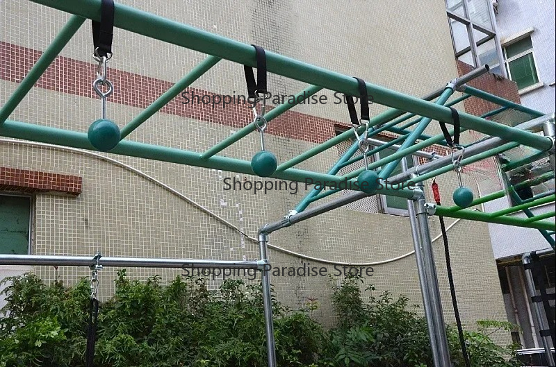 مجموعة معدات تدريب خارجية للأط - مراجعة Kids Outdoor Ninja Warrior Course وسعره