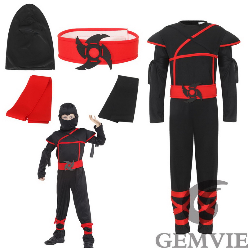 أطفال هالوين النينجا زي بنين ب - مراجعة Kids Outdoor Ninja Warrior Course وسعره