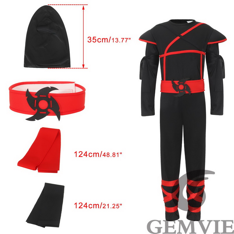 أطفال هالوين النينجا زي بنين ب - مراجعة Kids Outdoor Ninja Warrior Course وسعره