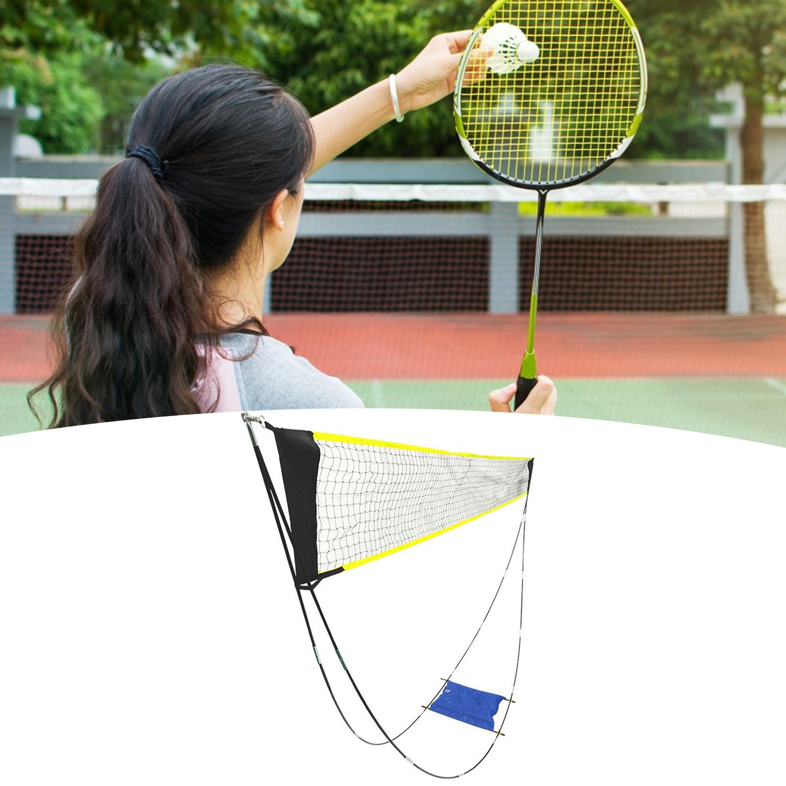 شبكة تنس الريشة مع حقيبة تخزين - مراجعة Kids Outdoor Volleyball Net وسعره