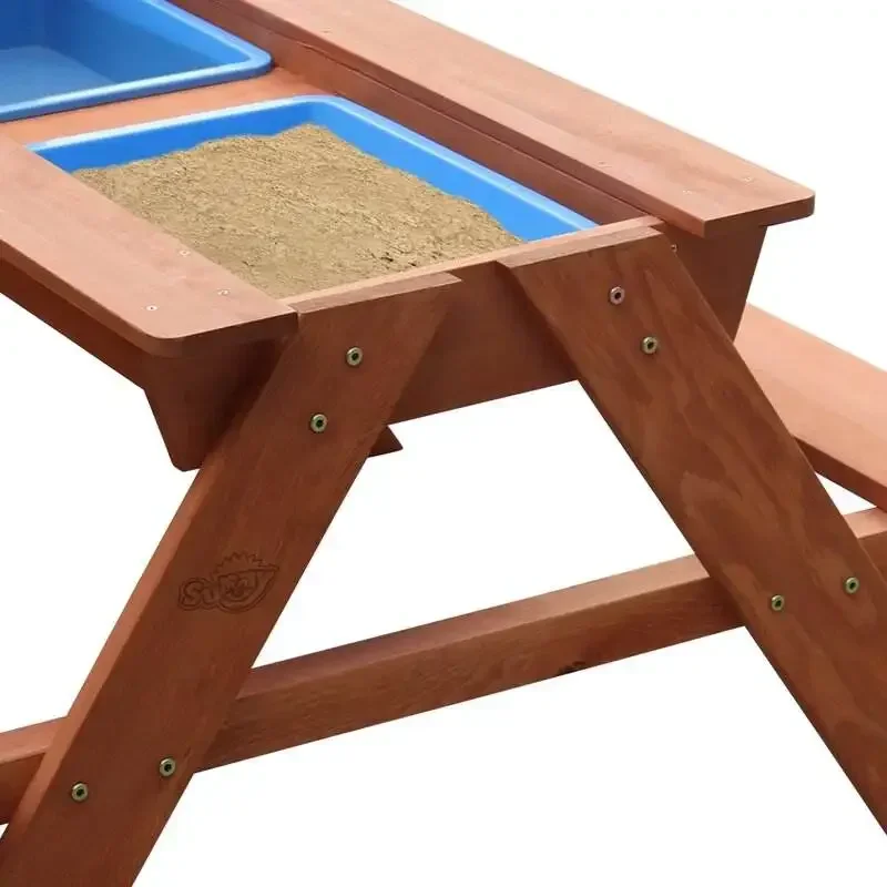 -مقعد خشبي للنزهات الخارجية، م - مراجعة Kids Outdoor Picnic Table وسعره