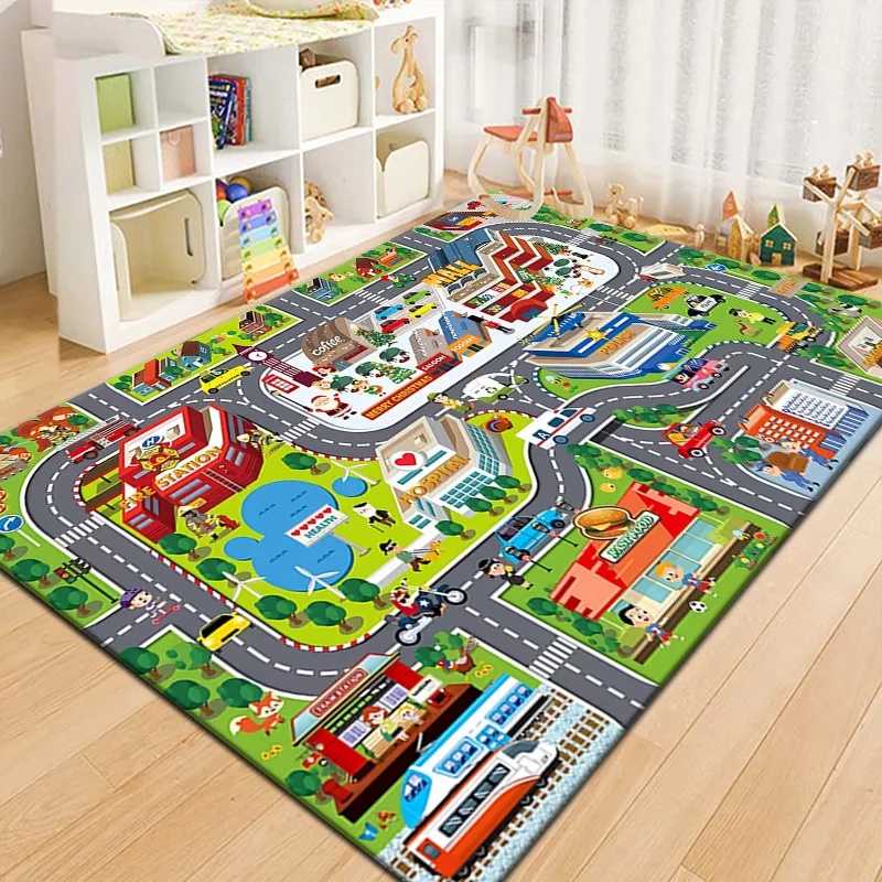 سجادة لعب للأطفال بتصميم خريطة - مراجعة Kids Outdoor Play Area وسعره