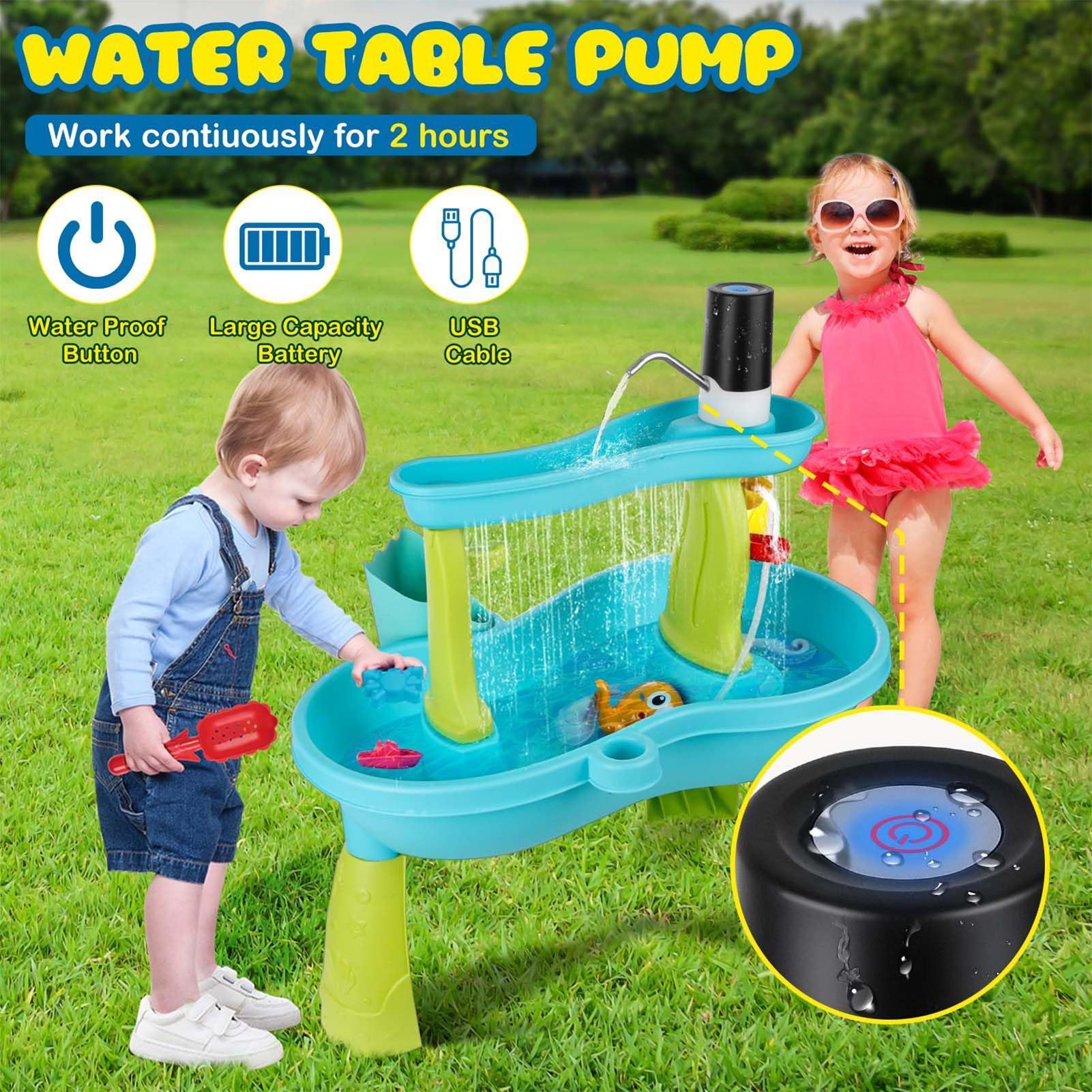 مضخة مياه صغيرة لاسلكية قابلة  - مراجعة Kids Outdoor Picnic Table وسعره