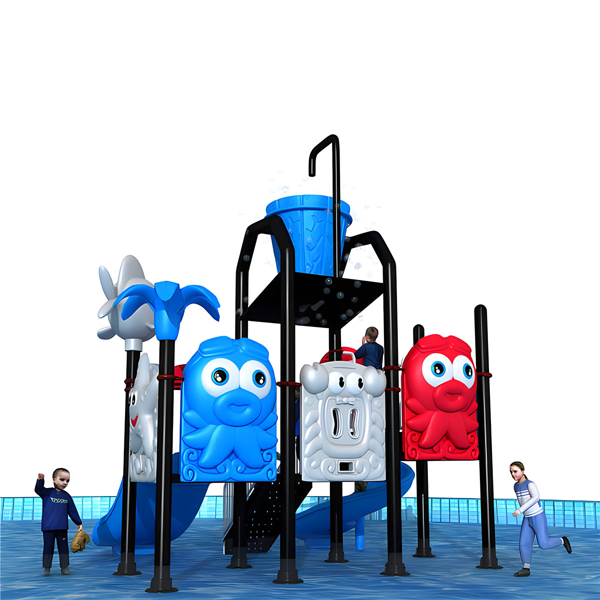 مغامرة مائية تجارية للأطفال، م - مراجعة Kids Outdoor Adventure Park وسعره