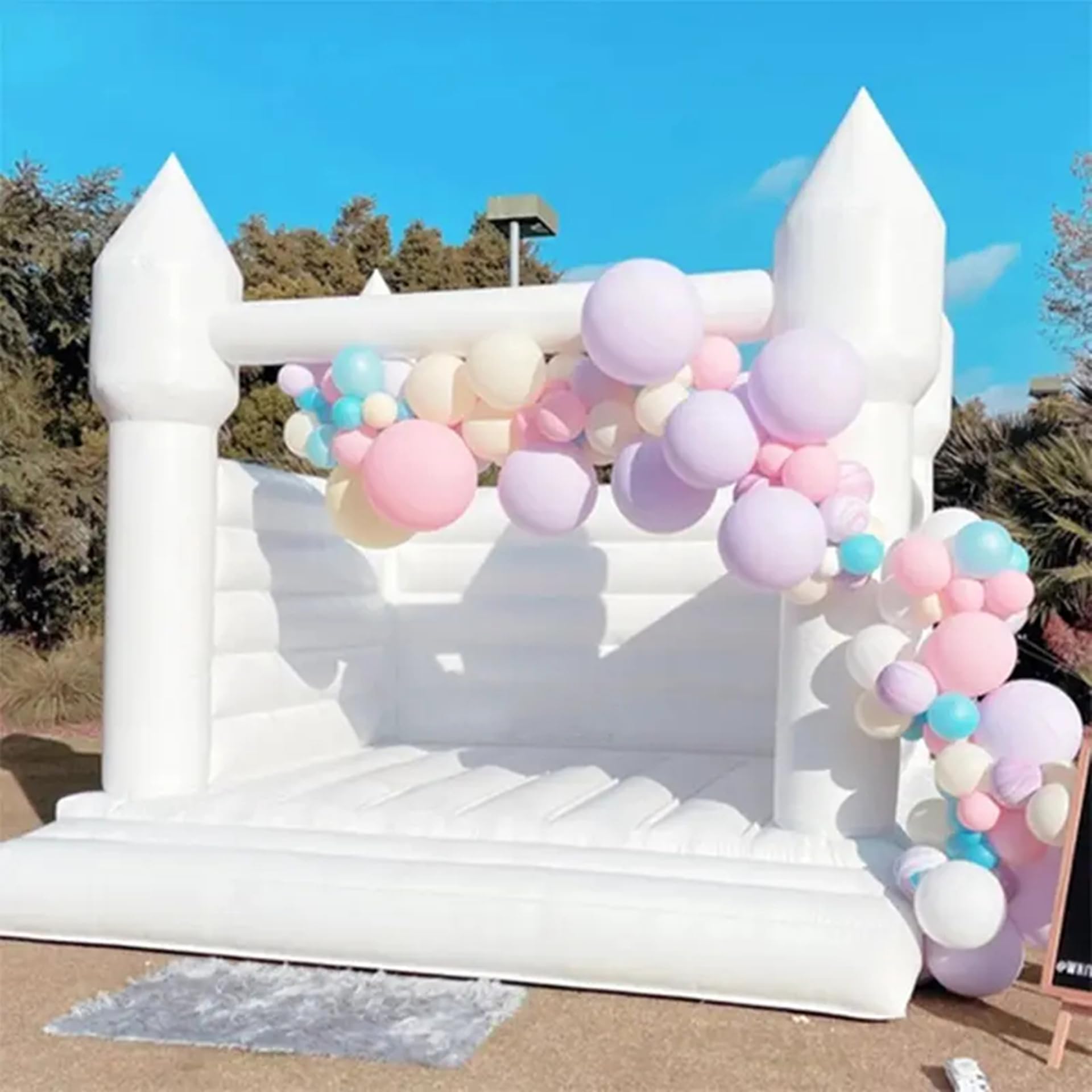 قلعة نطاطية قابلة للنفخ عالية  - مراجعة Kids Outdoor Air Quality وسعره