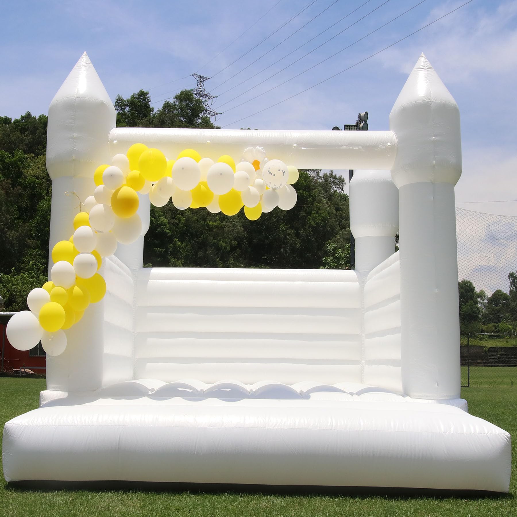 قلعة نطاطية قابلة للنفخ عالية  - مراجعة Kids Outdoor Air Quality وسعره