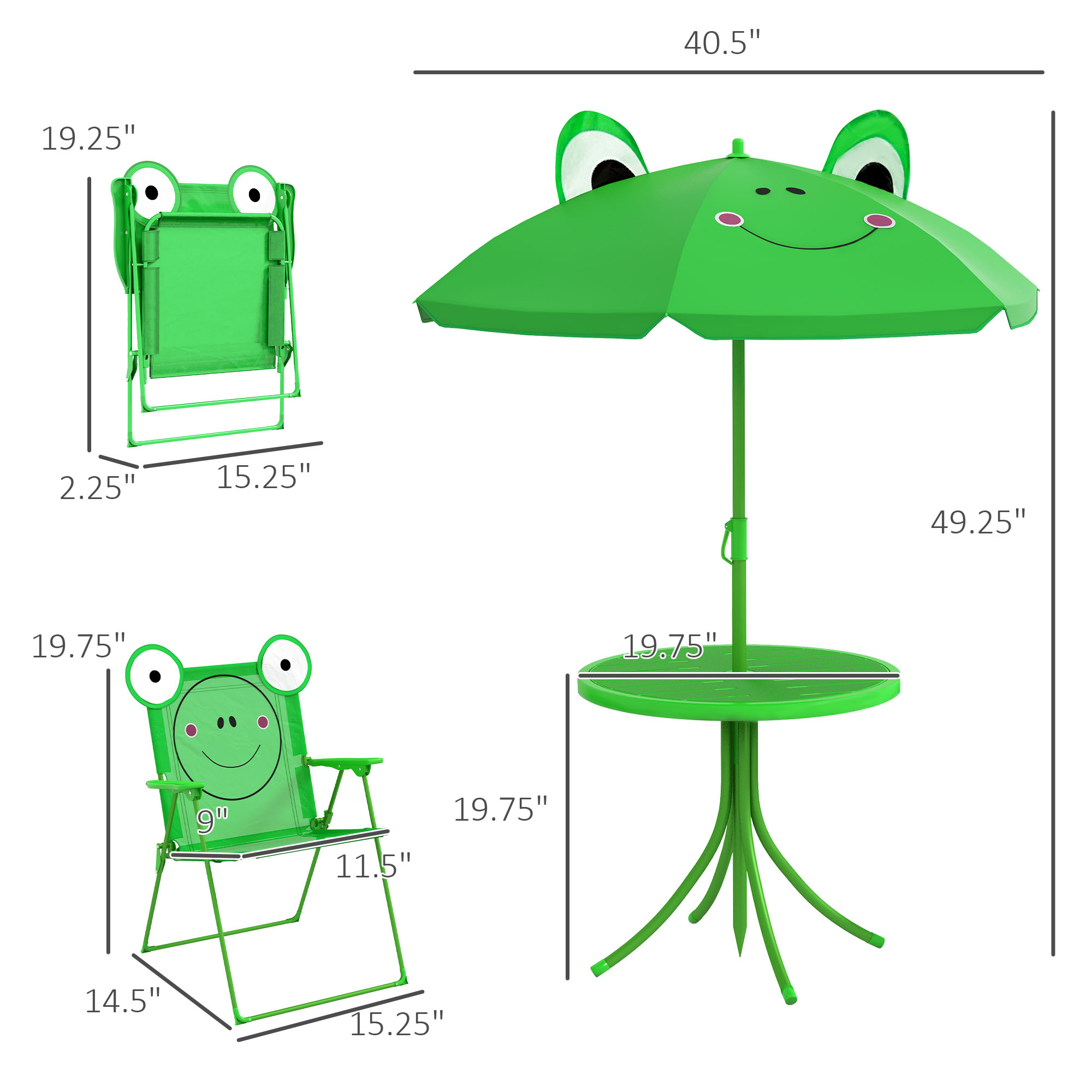 طقم طاولة وكراسي للأطفال، أثاث - مراجعة Kids Outdoor Folding Table وسعره