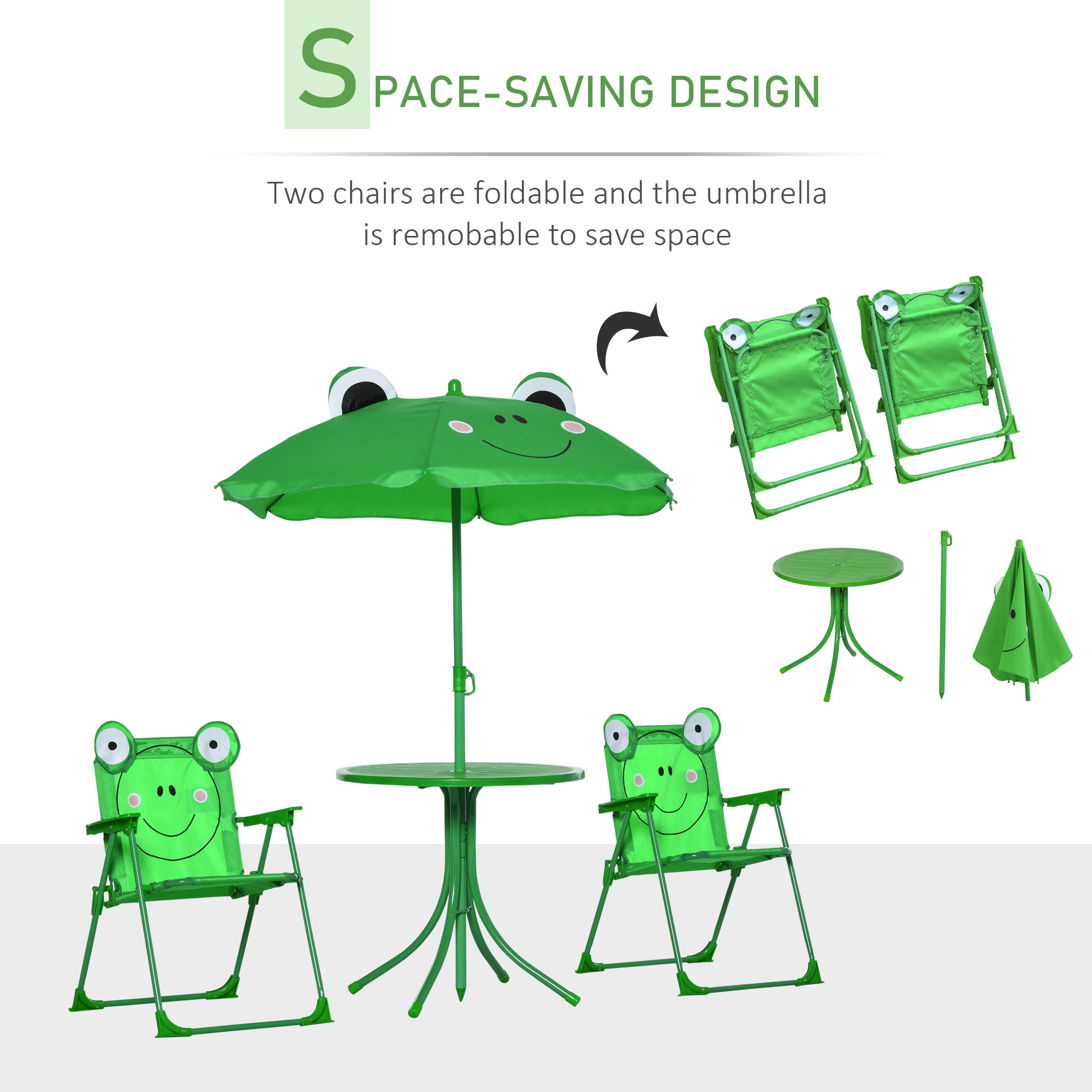 طقم طاولة وكراسي للأطفال، أثاث - مراجعة Kids Outdoor Folding Table وسعره