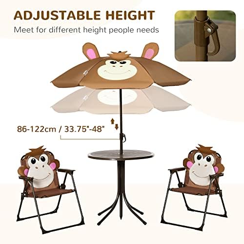 طقم طاولة وكراسي للأطفال، طاول - مراجعة Kids Outdoor Folding Table وسعره