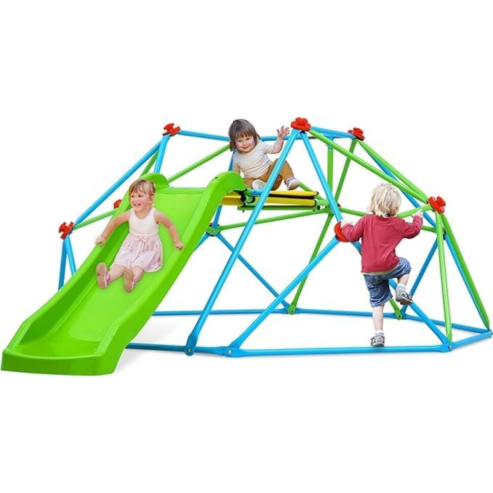 قبة تسلق خارجية للأطفال مع زحل - مراجعة Kids Outdoor Monkey Bar Set وسعره