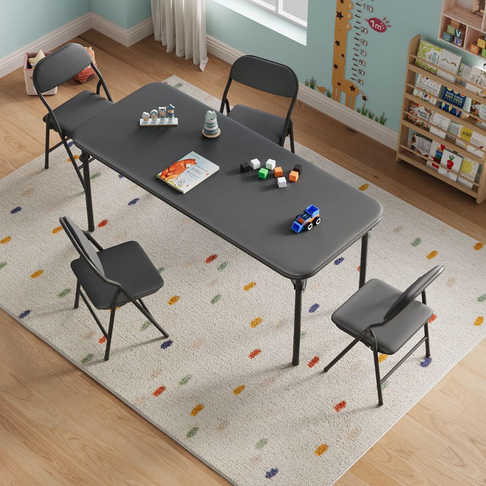 طاولة قابلة للطي مستطيلة الشكل - مراجعة Kids Outdoor Folding Table وسعره