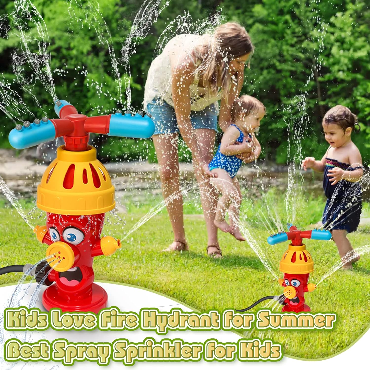 لعبة رشاش ماء على شكل صنبور، أ - مراجعة Kids Outdoor Play Area وسعره