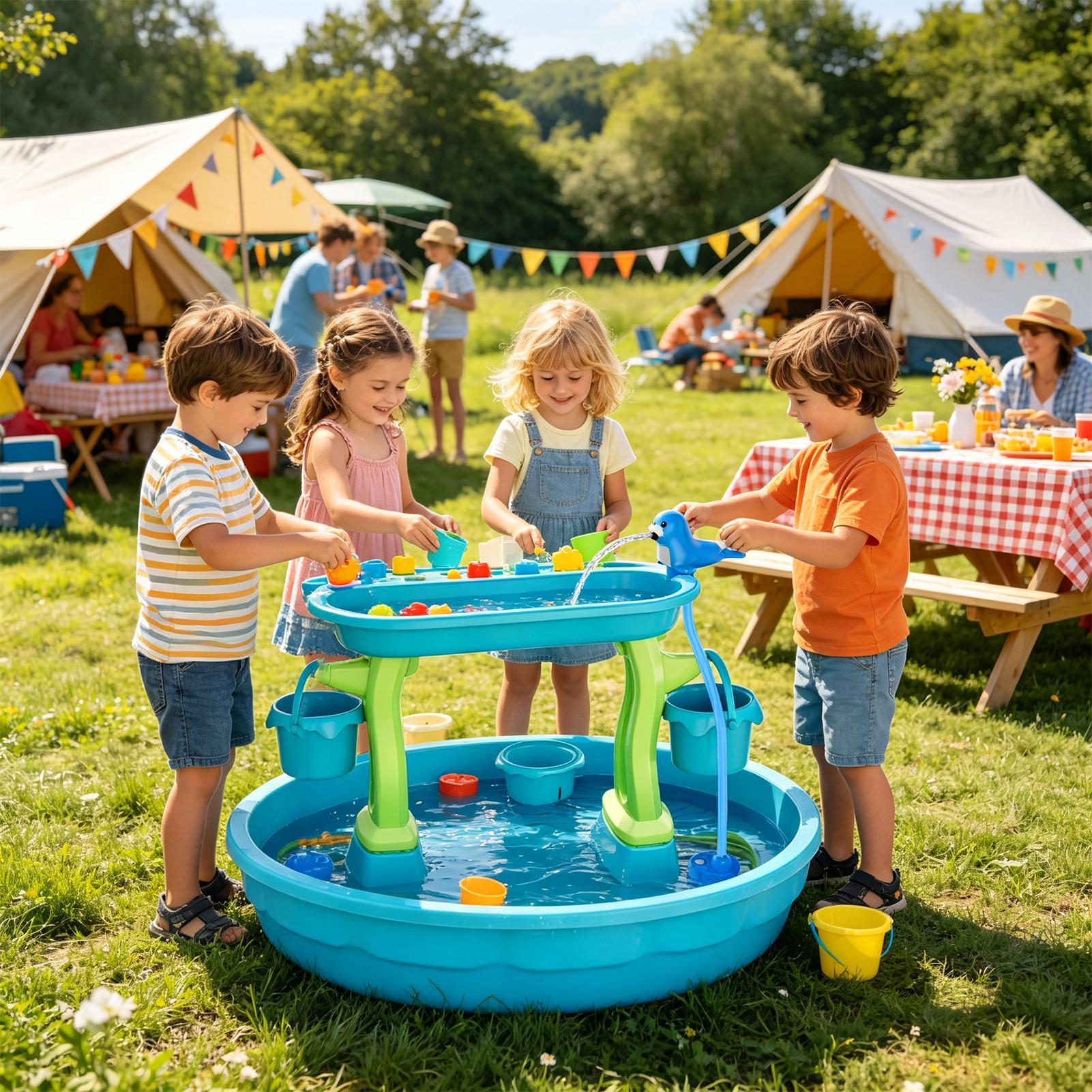 مضخة رش ماء قابلة لإعادة الشحن - مراجعة Kids Outdoor Picnic Table وسعره