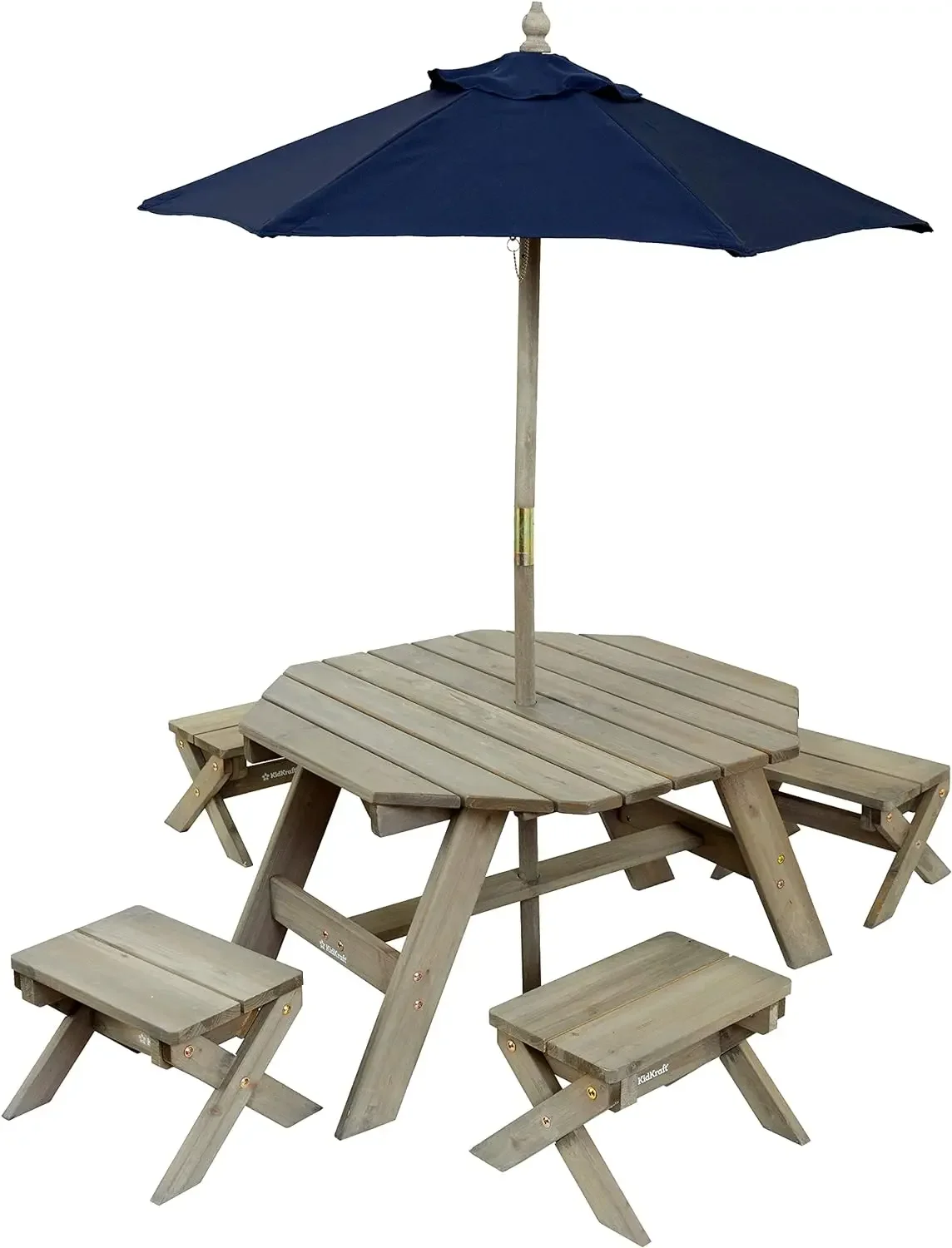 مجموعة مظلة بمقاعد طاولة مثمنة - مراجعة Kids Outdoor Folding Table وسعره