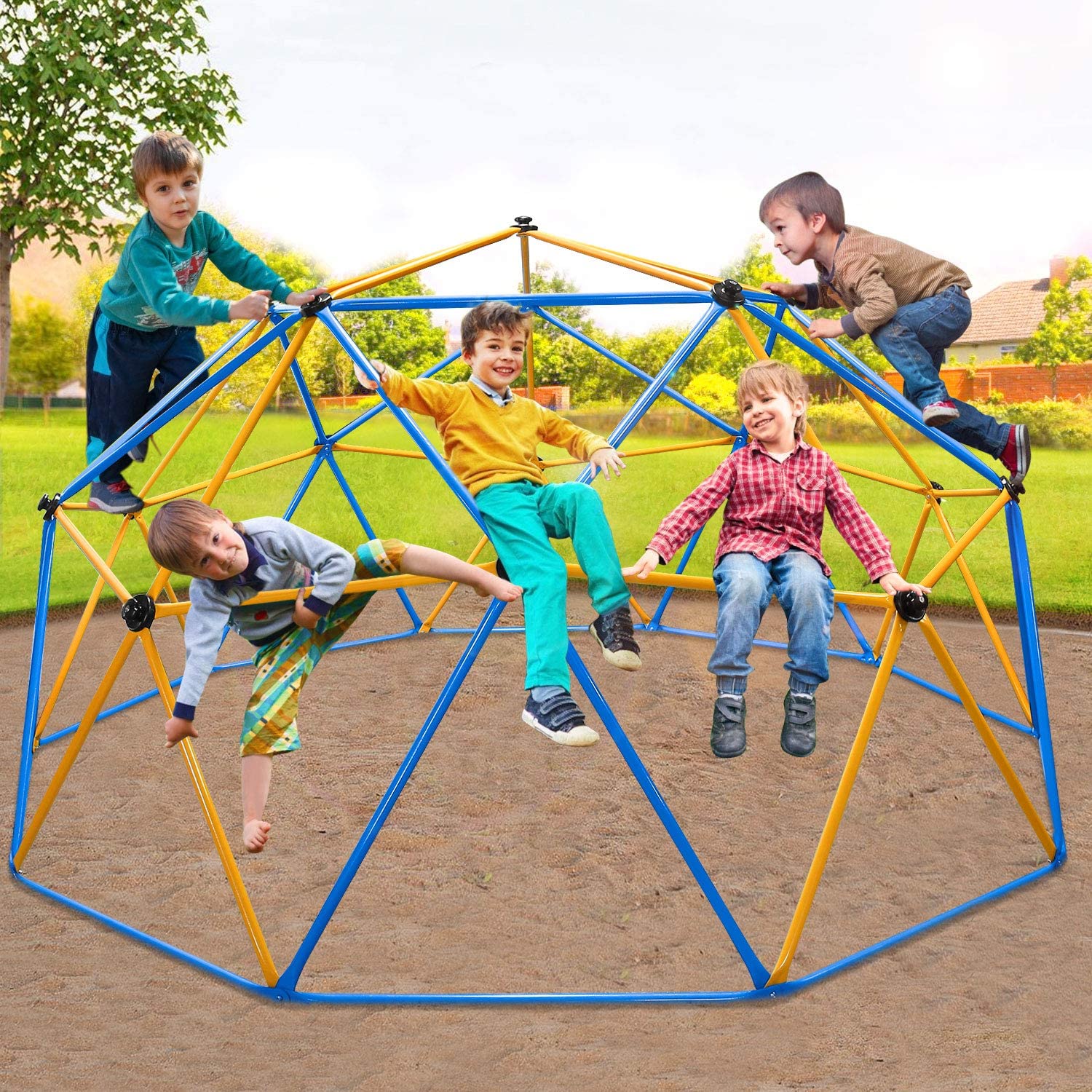 أطفال في الهواء الطلق متعة مجم - مراجعة Kids Outdoor Monkey Bar Set وسعره