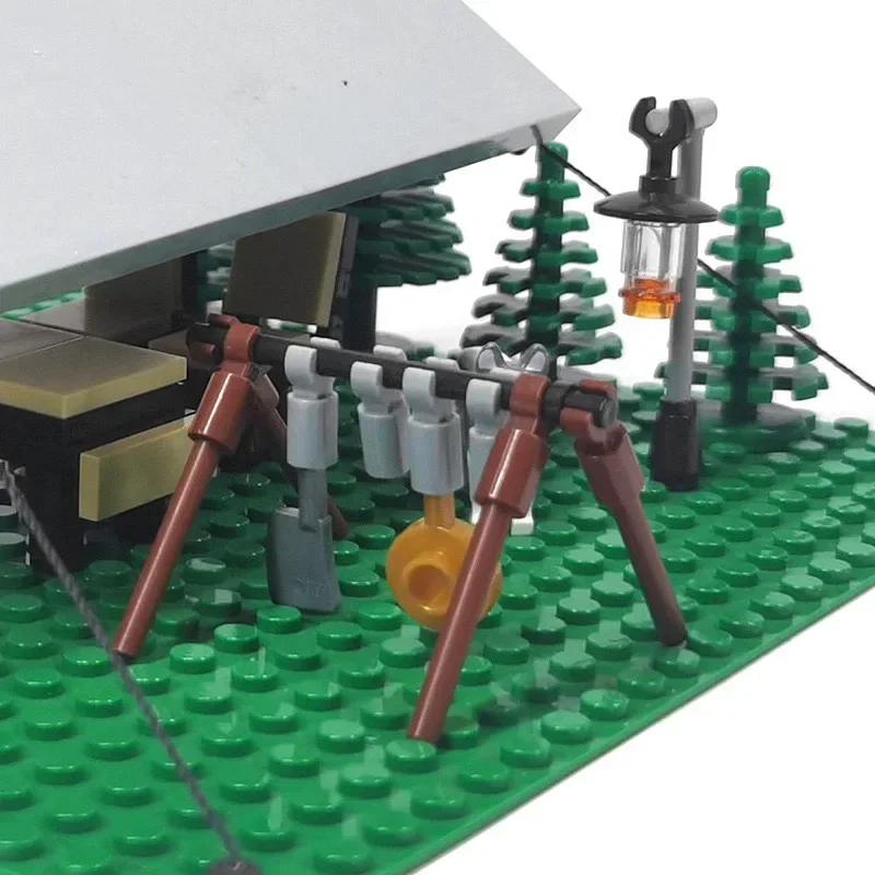 MOC التخييم في الهواء الطلق ون - مراجعة Kids Outdoor Picnic Table وسعره