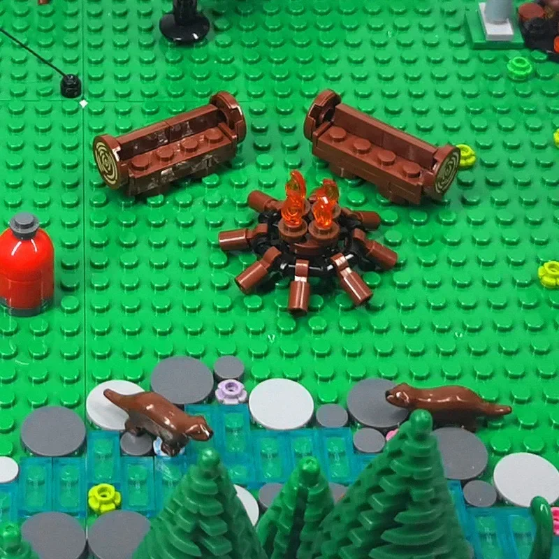 MOC التخييم في الهواء الطلق ون - مراجعة Kids Outdoor Picnic Table وسعره