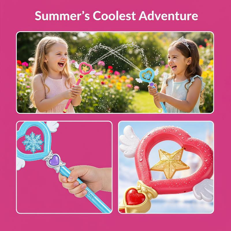 عصا سحرية مائية للأطفال، رشاش  - مراجعة Kids Outdoor Play Area وسعره