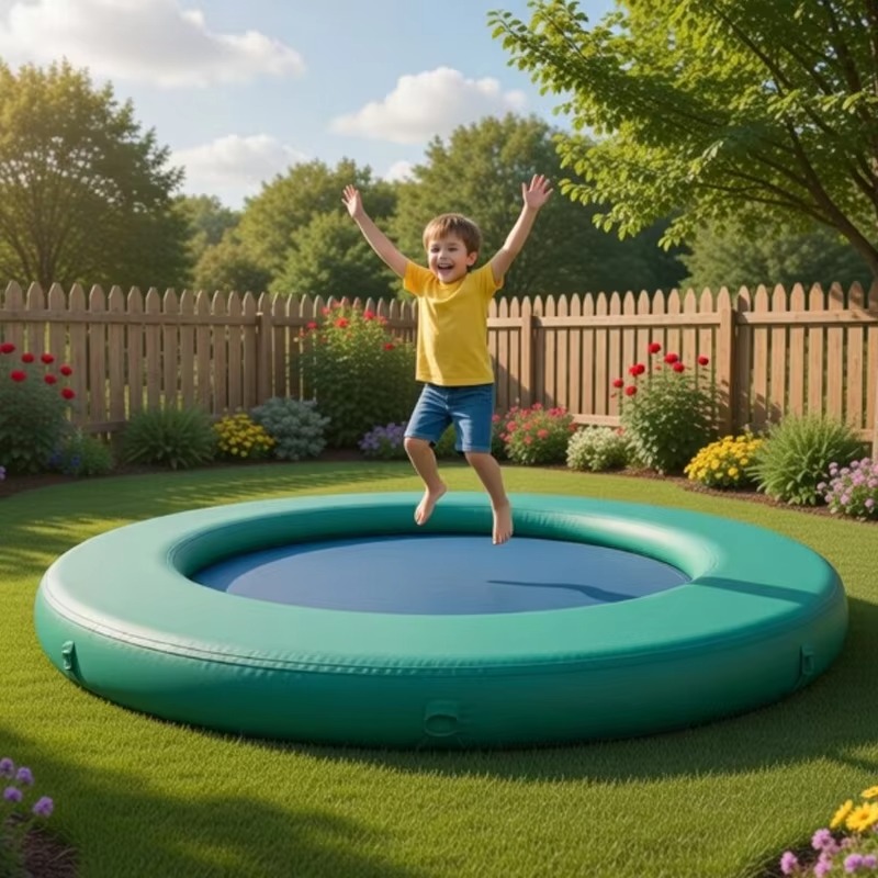 ترامبولين قابل للنفخ مقاوم للر - مراجعة Kids Outdoor Activities وسعره