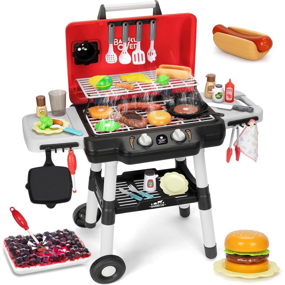 ألعاب مطبخ للأطفال، مجموعة شوا - مراجعة Kids Outdoor Bbq وسعره