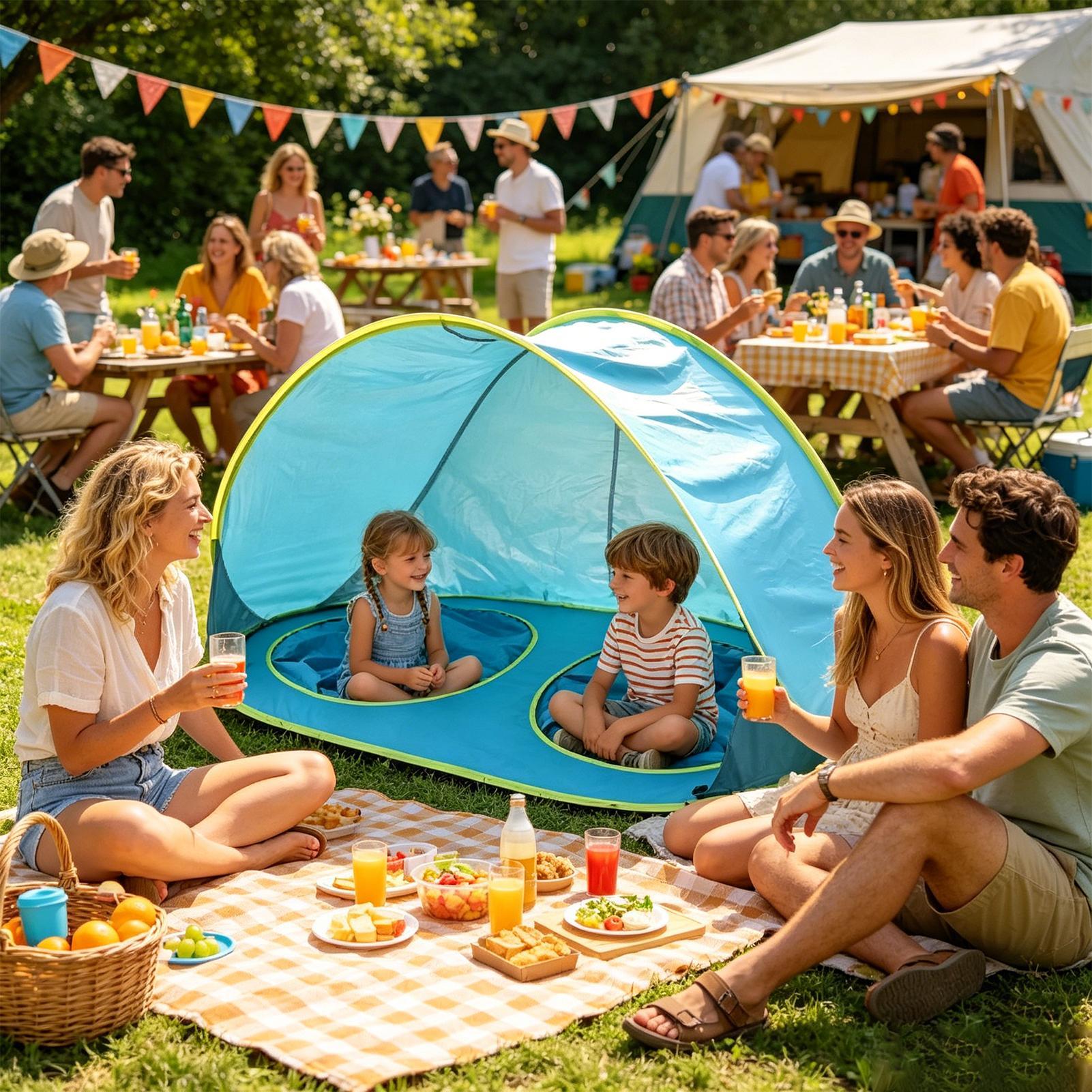 خيمة قابلة للطي للأطفال مع حوض - مراجعة Kids Outdoor Grill وسعره