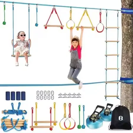 مجموعة أدوات تدريب الأطفال الم - مراجعة Kids Outdoor Monkey Bar Set وسعره