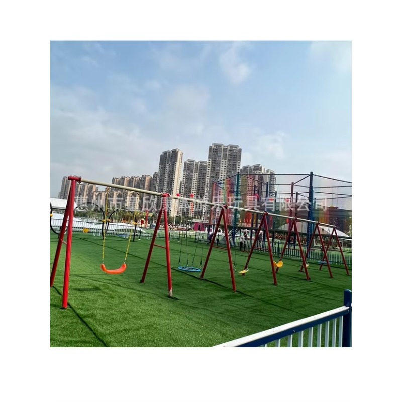 ملعب تجاري خارجي متأرجح 4 مقاع - مراجعة Kids Outdoor Adventure Park وسعره